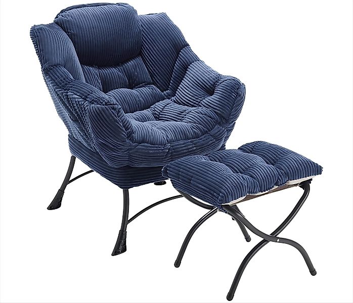 LVHOM Loungesessel Gemütliches Relaxsessel mit Hocker: günstig online kaufen