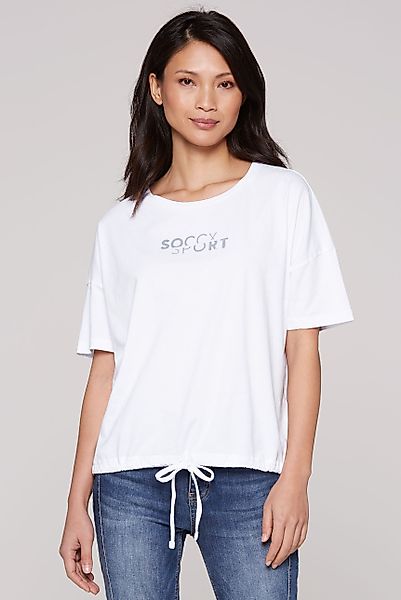 SOCCX Rundhalsshirt aus Baumwolle günstig online kaufen