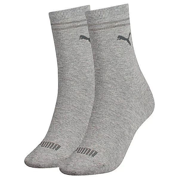 Puma Socken 2 Paare EU 35-38 Grey Melange günstig online kaufen