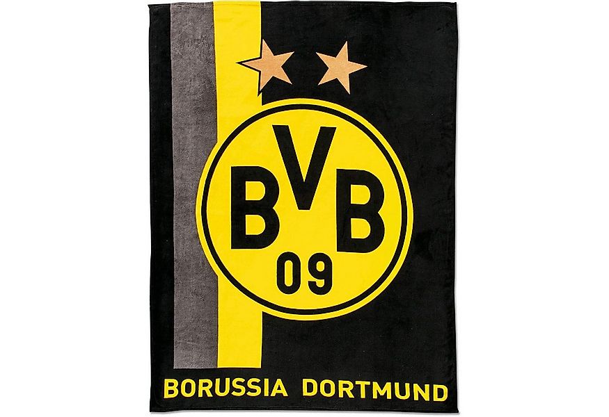 Wohndecke BVB Fleecedecke mit Streifenmuster 200x150 cm, BVB günstig online kaufen