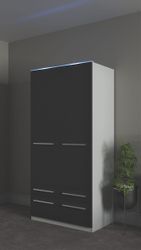 priess Kleiderschrank "Schrank Garderobe Wäscheschrank Barcelona in 5 Breit günstig online kaufen