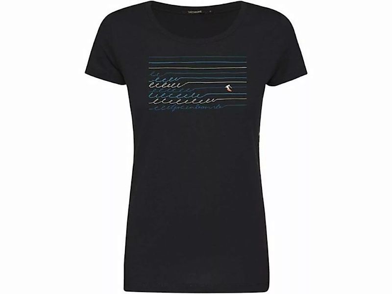 GreenBomb T-Shirt GREENBOMB Bio-Damen-T-Shirt 'Pen Surf' mit Rundhal günstig online kaufen