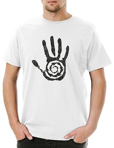 Urban Backwoods Print-Shirt Azgeda Symbol Herren T-Shirt The Commander Clan günstig online kaufen