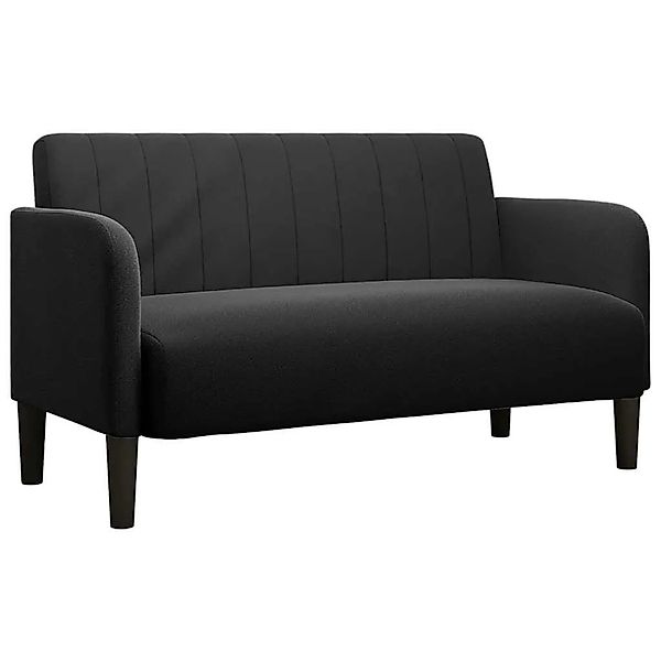 vidaXL Zweisitzer-Sofa Schwarz 109 cm Samt 4100592 günstig online kaufen