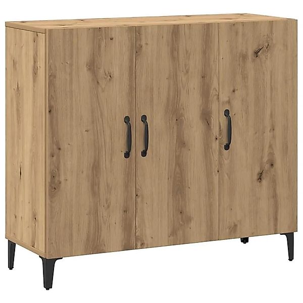 vidaXL Sideboard Artisan-Eiche 90x34x80 cm Holzwerkstoff 856893 günstig online kaufen