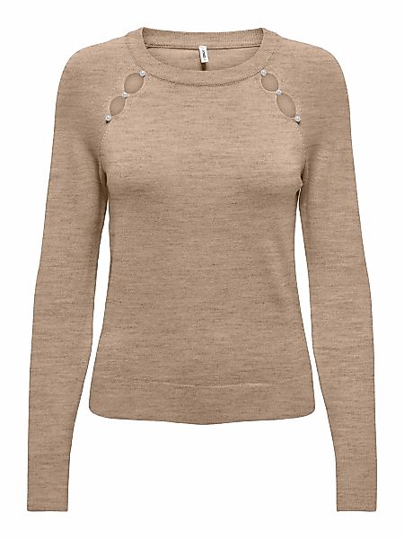 ONLY Strickpullover "ONLVENICE LIFE LS PEARL DET ONECK CC KNT" günstig online kaufen