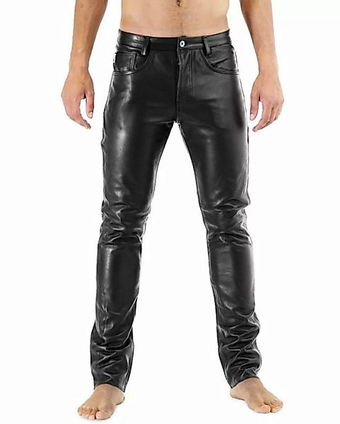 BOCKLE Lederhose Bockle® NEW 411 Leather Jeans Herren Lederhose Echtleder R günstig online kaufen