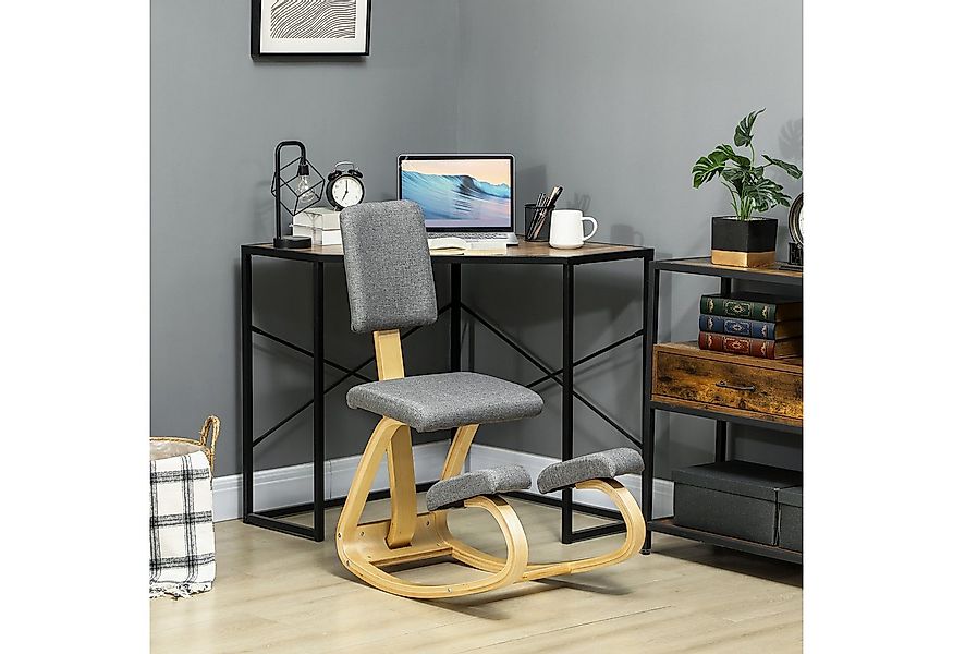 HOMCOM Stuhl für Zuhause, Büro, Meditation (Ergonomischer Kniestuhl, 1 St), günstig online kaufen