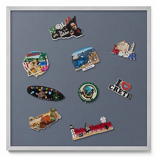 Tulup Magnettafel Bedruckte Magnettafel für die Wand Kühle Graue Farbe 50x5 günstig online kaufen