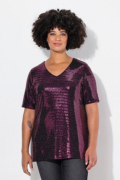 Angel of Style T-Shirt T-Shirt A-Linie Paillettenoptik günstig online kaufen