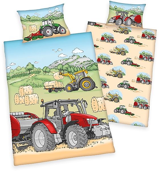 Baby Best Babybettwäsche "Traktor" 2 Stk. tlg. mit tollem Motiv günstig online kaufen
