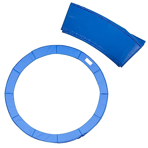 HOMCOM Trampolin Randabdeckung Ø366 cm Hellblau günstig online kaufen