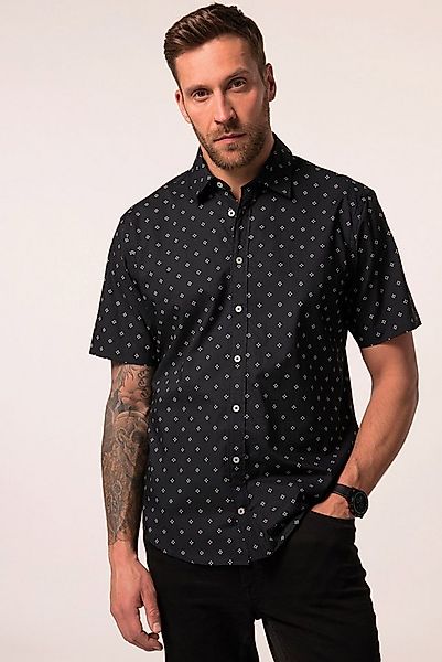 JP1880 Kurzarmhemd JP1880 Hemd Business Halbarm Minimalprint bis 8 XL günstig online kaufen