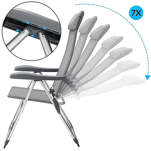 Casaria Gartenstuhl (4 St), Klappbar 4er günstig online kaufen