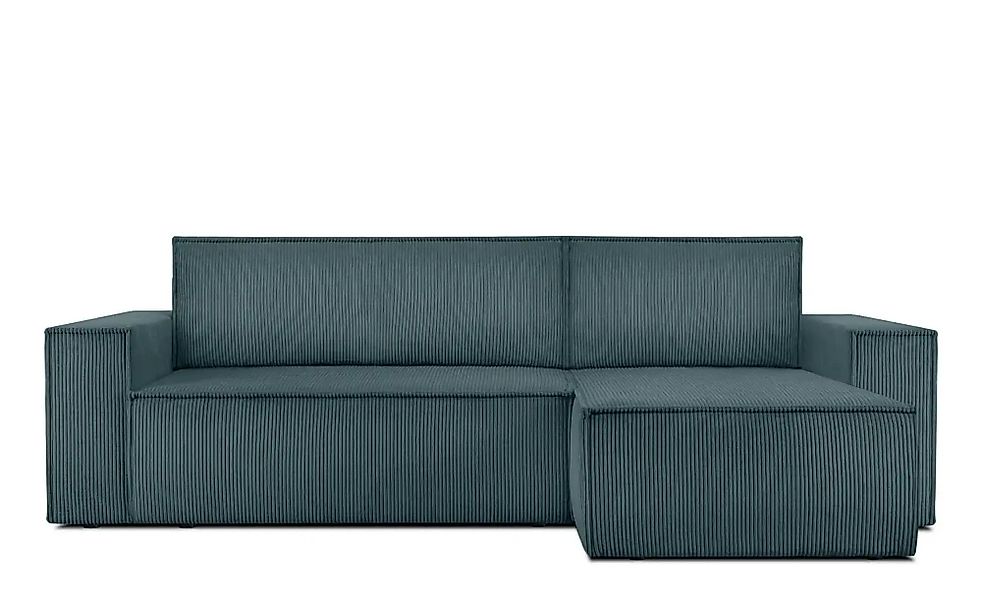 KONSIMO Ecksofa   ¦ blau ¦ Maße (cm): B: 262 H: 89 Polstermöbel > Sofas > E günstig online kaufen