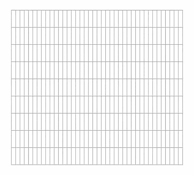 Alberts Doppelstabmattenzaun "Doppelstab-Gittermatte 6/5/6", LxH: 200x180 c günstig online kaufen