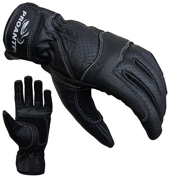 PROANTI Motorradhandschuhe Damen Leder Handschuhe günstig online kaufen