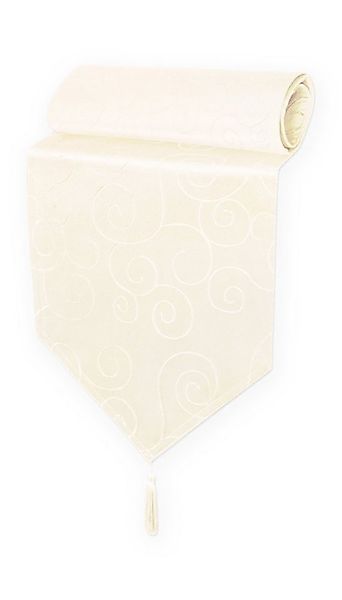 Haus und Deko Tischdecke Tischläufer Damast Ornamente klassisch Tischdecke günstig online kaufen