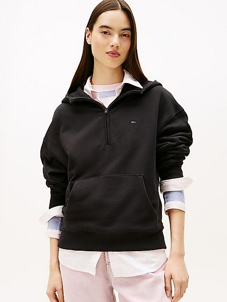 Tommy Jeans Kapuzensweatshirt TJW BXY S-FLAG 1/4 ZIP HOODIE günstig online kaufen