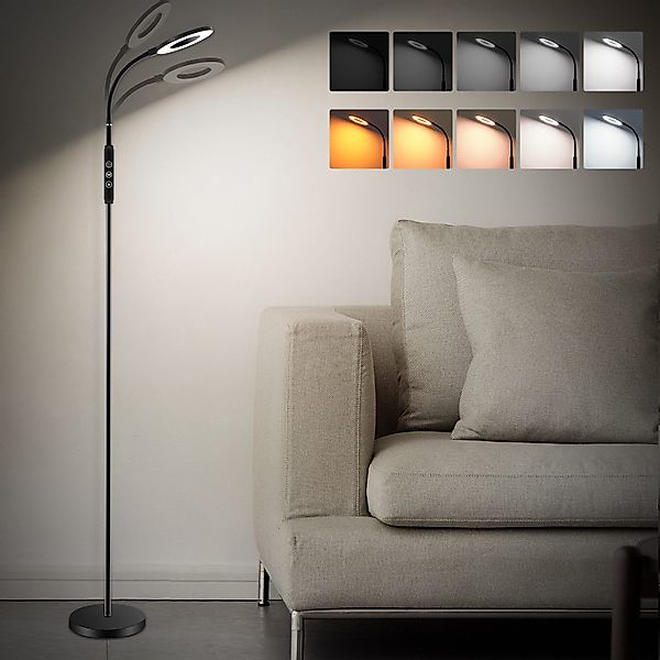 Oraymin LED Stehlampe Dimmbar, 1800-6000K Stehlampe günstig online kaufen
