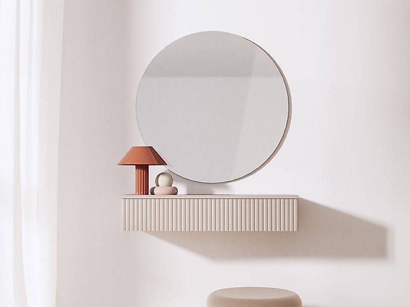 Beautysofa Konsolentisch Soft Hängend, Rillenfronten & günstig online kaufen