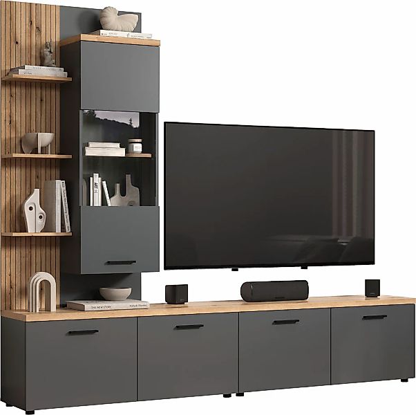 Home affaire Wohnwand "Bajo" 3 Stk. tlg. günstig online kaufen