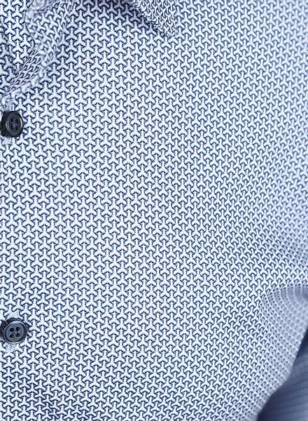 DESOTO Hemd Druck Blau  - Größe XXL günstig online kaufen