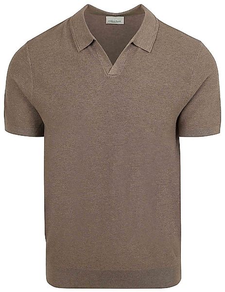 Profuomo Poloshirt Riva Luxury Structure Taupe - Größe XXL günstig online kaufen