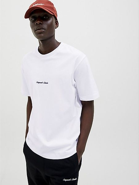 Jack & Jones Kurzarmshirt JORNORREBRO EMB TEE SS CREW NECK NOOS mit Logo Pr günstig online kaufen