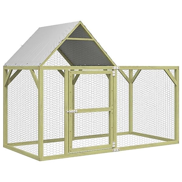 furnicato Kleintierstall Hühnerstall 200x100x150 cm Massivholz günstig online kaufen