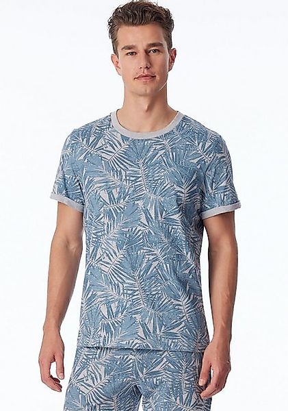 Schiesser T-Shirt "Mix+Relax" mit geripptem Rundhalsausschnitt günstig online kaufen