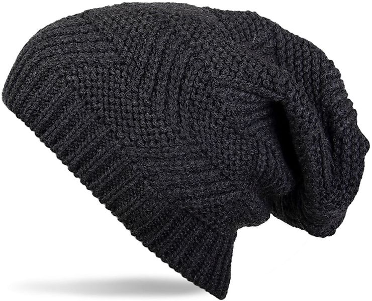 styleBREAKER Strickmütze Strick Beanie Mütze mit günstig online kaufen