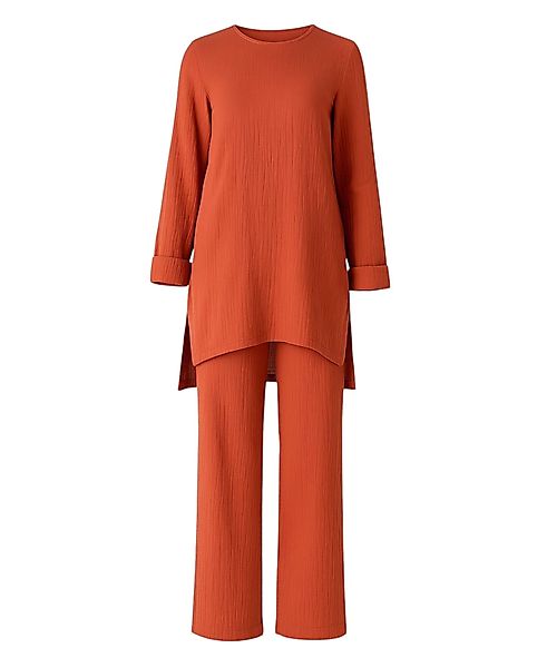 WENOR Hosenanzug Tunika Set aus Musselin, günstig online kaufen