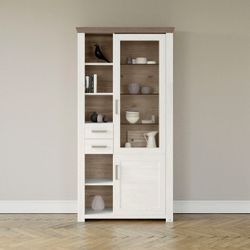 set one by Musterring Standvitrine "York" Typ 05 und 06, mit Glastür, Beleu günstig online kaufen