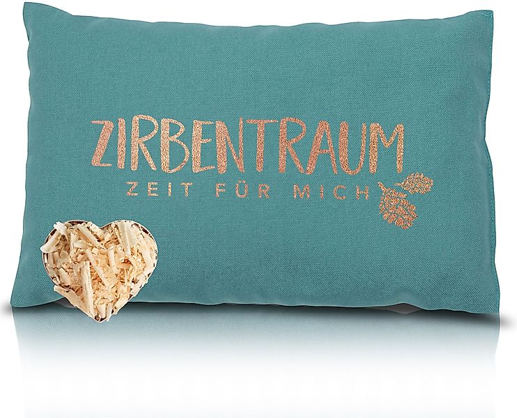 herbalind Zirbenkissen Zirbentraum in Anthrazit/Roségold 30x20 günstig online kaufen