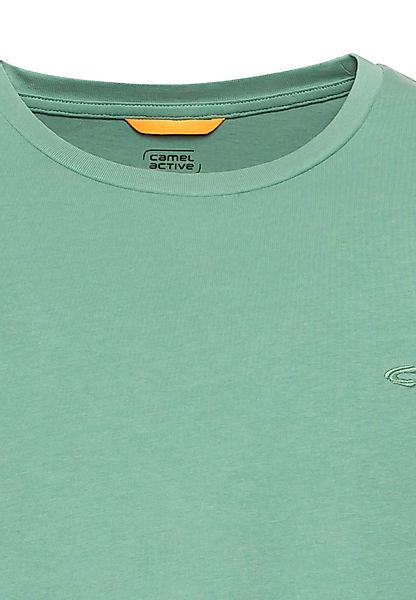 camel active T-Shirt mit Logostickerei auf günstig online kaufen