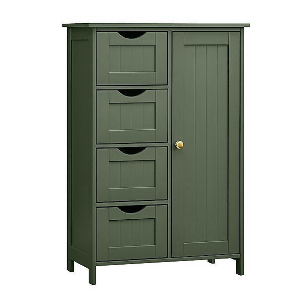 VASAGLE Badmöbel-Set Badezimmerschrank Badschrank Beistellschrank, mit günstig online kaufen