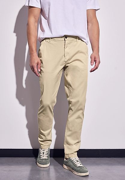 STREET ONE MEN Chinohose, aus Baumwolle mit Stretchanteil günstig online kaufen