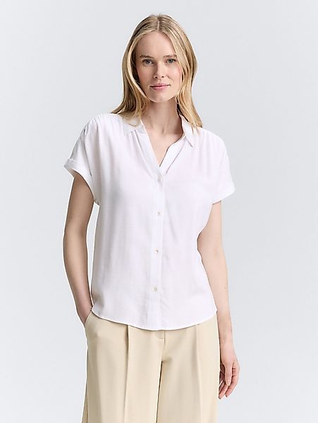 TOM TAILOR Kurzarmbluse Loose Fit Bluse günstig online kaufen