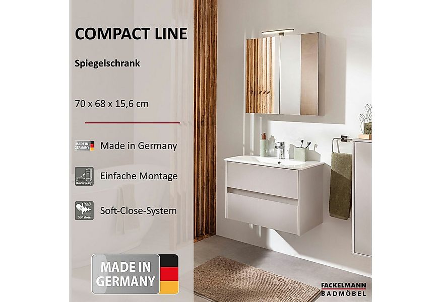 FACKELMANN Spiegelschrank Badezimmerschrank, Badspiegel, Wandspiegel günstig online kaufen
