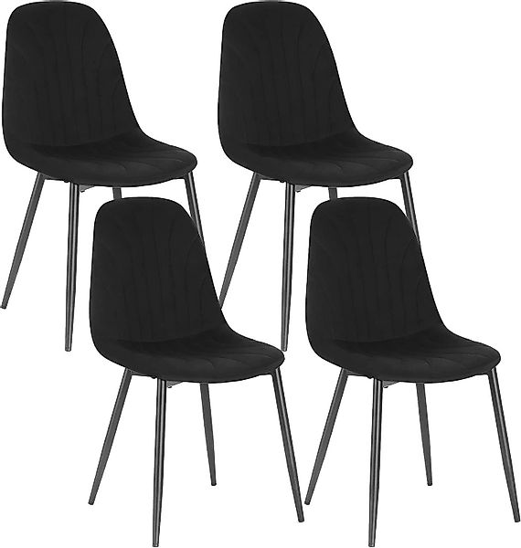 EUGAD Esszimmerstuhl (Set, 4 St), ergonomischer günstig online kaufen