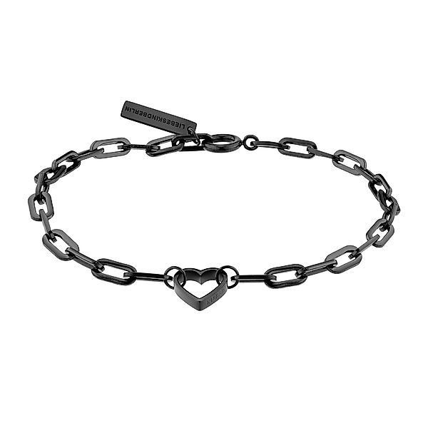Liebeskind Berlin Edelstahlarmband Liebeskind Damen-Armband Edelstahl Herz, günstig online kaufen