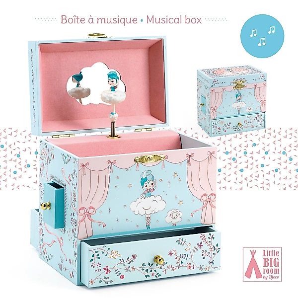 DJECO Schmuckkasten Schmuckkästchen Ballerina Schmuckkasten Spieluhr günstig online kaufen