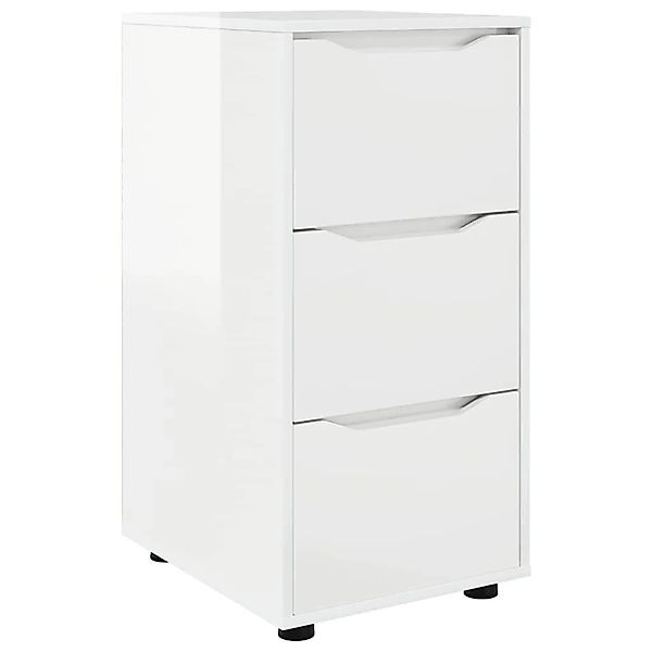 vidaXL Aufbewahrungsschrank Hochglanz Weiß 40 x 48 x 81 cm 888871 günstig online kaufen