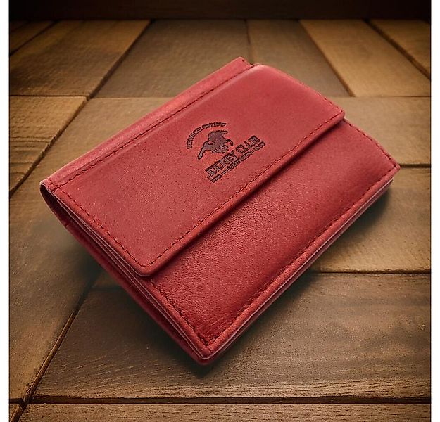 JOCKEY CLUB Mini Geldbörse kleines echt Leder Portemonnaie mit RFID Schutz, günstig online kaufen