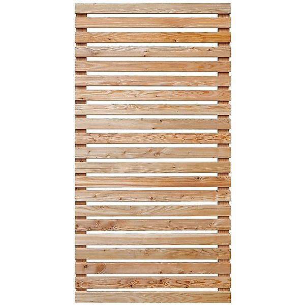 GartenLand Rhombus Holz Zaun Römö ca. 90x180cm Lärche Natur mit 2 Riegeln O günstig online kaufen