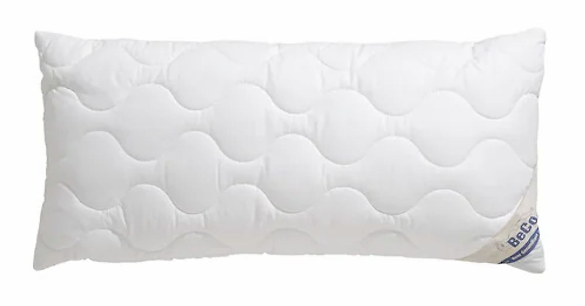 Beco Kunstfaserkopfkissen »Aerelle Blue Eco, 40x80 & 80x80 cm« Füllung: Fas günstig online kaufen