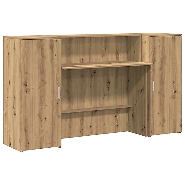 vidaXL Empfangstheke Artisan-Eiche 180x50x103,5 cm Holzwerkstoff 3324213 günstig online kaufen
