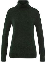 Rollkragen-Pullover aus 100% Premium-Kaschmir Peter Hahn grün günstig online kaufen