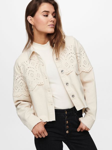 ONLY Kurzjacke "ONLELENA CROCHET JACKET NC OTW" günstig online kaufen